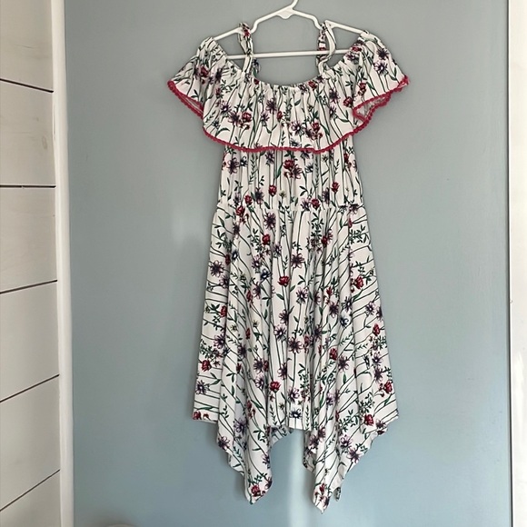 BCBGirls Hanky Hem Maxi FloralDress Sz M (10/12) - Picture 1 of 6